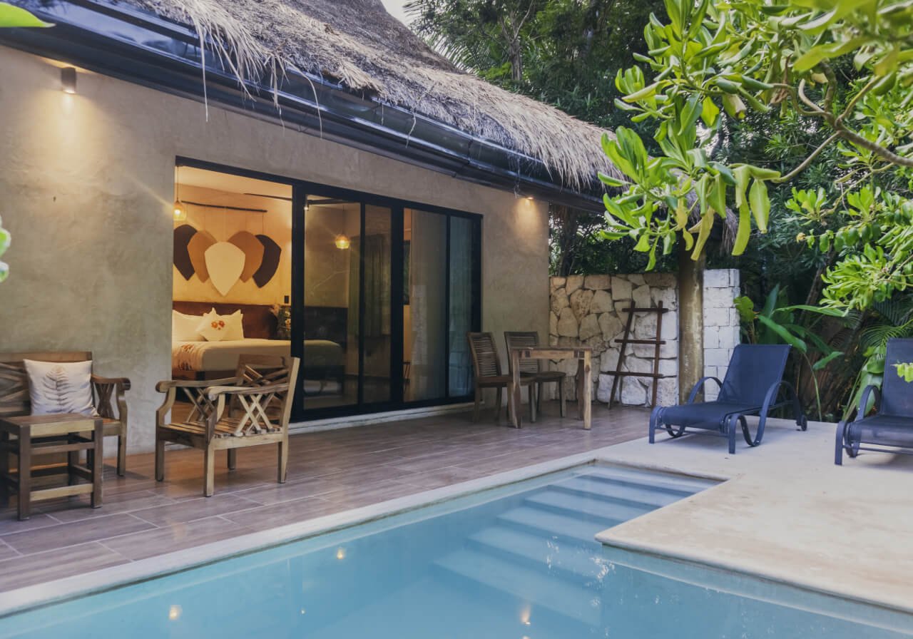 Villas y albercas privadas Tulum