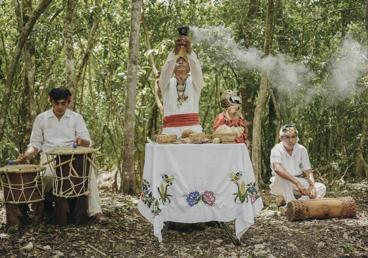 mayan spring blessing ceremony
